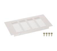 QUARKZMAN Grille de ventilation rectangulaire en alliage d'aluminium, 200 x 100 mm