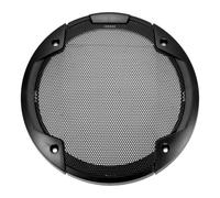 QUARKZMAN Grilles de Haut-Parleur Métalliques 6,5"(165mm) Noir | Cache décoratif pour caisson de basses avec cadre en ABS pour bricolage auto maison audio stéréo haut-parleur