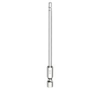 QUARKZMAN H3.0 Embout de Tournevis à Tête Hexagonale 3.0mm Métrique Pointe Plate 1/4" Tige Hexagonale 100mm (4") Long mbout Magnétique Pour Perceuse à Vis, Douille Chromée