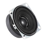 QUARKZMAN Haut-Parleur à Aimant Externe 2 Pièces 45mm 3W 3 Ohms Carré Noir | Micro, Coque Métallique, pour Mini Haut-parleurs, DVD, Multimédia, Mobile, Portable, Machine Publicitaire