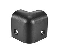 QUARKZMAN Haut-parleur Angle Coin Protecteurs Cabinet Bord Coin 1.14 '' Protection 8pcs pour Cabinet Guitare Amplificateur Scène Haut-parleur, [Noir]