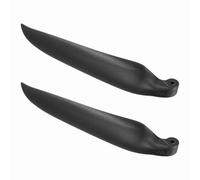 QUARKZMAN Hélices De Remplacement pour Planeur RC 10x6 Pouces en Nylon Noir | 1 Paire, Pales D'Hélice Pliante RC, Pour Spinner D28-D48mm, Remplacement D'Hélice Pour Planeur