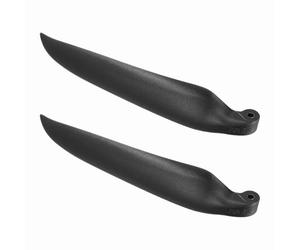 QUARKZMAN Hélices De Remplacement pour Planeur RC 10x6 Pouces en Nylon Noir | 1 Paire, Pales D'Hélice Pliante RC, Pour Spinner D28-D48mm, Remplacement D'Hélice Pour Planeur