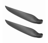 QUARKZMAN Hélices De Remplacement pour Planeur RC 10x8 Pouces en Nylon Noir | 1 Paire, Pales D'Hélice Repliables, Pour Spinner D28-D48mm, Pièces Pour Planeur