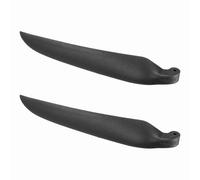 QUARKZMAN Hélices De Remplacement pour Planeur RC 11x6 Pouces Noir | 1 Paire, Pales D'Hélice Pliante RC, Pièces En Nylon Pour Spinner D28-D48mm Remplacement D'Hélice De Planeur