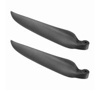 QUARKZMAN Hélices De Remplacement pour Planeur RC Pièces en Nylon Noir | 1 Paire, Pales D'Hélice Pliante RC 9x5 Pouces, Pour Spinner D28-D48mm, Remplacement D'Hélice Pour Planeur