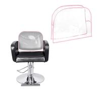 QUARKZMAN Housse De Chaise De Salon 20" x 16" x 5" Housses De Siège Rose | Protections De Dossier, En Plastique Transparent, Imperméables Pour La Plupart Des Salons, Barbiers Standard, Arc