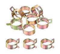 QUARKZMAN Id 25mm 1 Pouce Clips de Tuyau de Carburant, Colliers de Tuyau, Collier de Tuyau à Ressort, Collier d'Air Basse Pression, Collier de Tuyau d'Air de Tube d'Eau, Paquet de 10