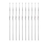 QUARKZMAN Inox Acier Accrocher Crochet 0.6mm Tricot Aiguilles pour DIY Artisanat Laine 10pcs