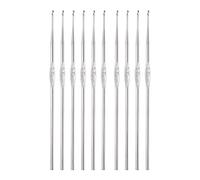 QUARKZMAN Inox Acier Accrocher Crochet 0.75mm US Taille 14 Tricot Aiguilles pour DIY Artisanat Laine 10pcs