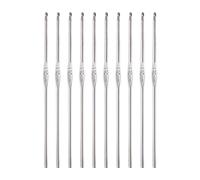 QUARKZMAN Inox Acier Accrocher Crochet 1.9mm US Taille 5 Tricot Aiguilles pour DIY Artisanat Laine 10pcs