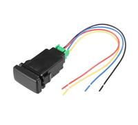QUARKZMAN Interrupteur Commutation Pour Toyota Alphard Anh10 14-20 1pc | Matériau ABS, Couleur Noir, Taille 6x3.9x2.1cm, 5 Broches, Longueur Fil 19.5cm, Pour Toyota Isis, Wish, Voxy, Etima