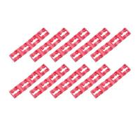 QUARKZMAN Interrupteur et Prise Entretoise Sortie Entretoises 5,5mm Épaisseur Électrique Prise Prise Feuille pour Électrique Boîte Ménage Paquet de 48, Rouge