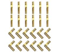 QUARKZMAN Invisible Laiton Baril Charnières, 40pcs 5X30mm Laiton Dissimulé Charnières Pliable Support Cylindrique cachée Petit Barillet Charnières pour Boîte à Bijoux