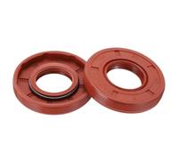 QUARKZMAN Joint d'huile TC 20x42x7mm 2 pièces Double lèvre | Caoutchouc FKM, Bague d'étanchéité métrique, Haute pression, avec ressort, pour moteurs automobiles, pompes à eau, embrayage