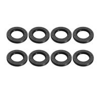 QUARKZMAN Joint d'huile TC 8 pièces 35x58x8mm Caoutchouc Nitrile Noir | Double lèvre, anti-fuite, avec ressort, pour moteurs automobiles, pompes à eau, embrayage, de vilebrequin