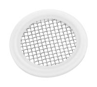 QUARKZMAN Joint hygiénique PTFE 38mm 10 Mailles | Résistant à Haute Température,Écran Acier Inoxydable,Blanc,pour Collier Tri-Clover,Brassage Bière,Alimentaire,Laboratoires