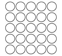 QUARKZMAN Joint Torique FKM 1.06" OD 0.94" ID 1/16" Largeur Joint D'Étanchéité En Caoutchouc Fluoré Rondelle 75A Anneaux D'Étanchéité O-Ringss Plomberielle, Lot 25