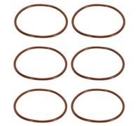 QUARKZMAN Joints Toriques Caoutchouc Fluoré 2-1/8"ID 2-5/16"OD 3/32"W 6Pcs | FKM, Joint d'Étanchéité pour Machines, Moteurs Industriels, Plomberie, Robinet, Tuyau, Automobile, Marron