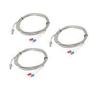 QUARKZMAN K Taper Température Capteur 3pcs M8 Vis Température Sondes Thermo-couple 6.6ft 0 pour 800 ° C (32 pour 1472 ° F)