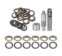 QUARKZMAN Kit avec Outil de Pose d'Œillets et Poinçon Creux Couleur Bronze