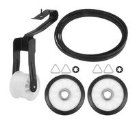 QUARKZMAN Kit de Réparation de Sèche-Linge, Remplace Les Rouleaux de Tambour NED4655EW1 NGD4655EW2 WED4800XQ1 Avec Poulie de Renvoi 14210023 et Courroie 14210017