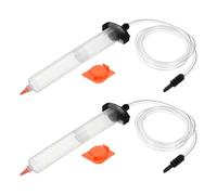 QUARKZMAN Kit de seringues distributeur de colle 2 Pièces 55cc Noir | Adaptateur de seringues, Manchon plastique avec piston, bouchon, chapeau, pour distribution de colle liquide industrielle