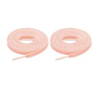 QUARKZMAN Lacets Plats, 47 Pouces Lacets Sportifs, Lacets Plats Pour Chaussures De Course Sneakers Randonnée Sports Entraînement Hommes Femmes, Rose