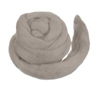 QUARKZMAN Laine À Feutrer Laine Roving Douce 50g/1.76oz Pure Roving Épais Pour Feutrage À L'aiguille Tricot Couverture Filage Tissage Art DIY Artisanat Light Coffee
