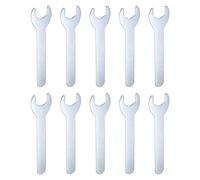 QUARKZMAN Lot de 10 Petites Clés Plates Métriques 17 x 108 x 2 mm, en Forme de U, à Tête Plate, Très Fine, Galvanisées, pour Réparation Automobile, Assemblage de Meubles