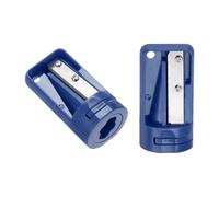 QUARKZMAN Lot de 2 Taille-Crayons de Menuisier, Taille-Crayons de Menuisier pour Crayon de Menuisier, Taille-Crayon Portable pour le Travail du Bois (Bleu Foncé)