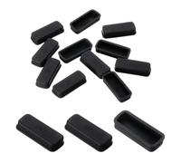 QUARKZMAN Lot de 25 Cache de Protection de Port DVI pour Port Femelle Noir