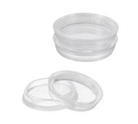 QUARKZMAN Lot de 4 Coupelles de Protection pour Meubles Ronds, 1-13/16" Patins en Plastique pour Sols en Moquette