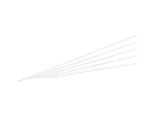 QUARKZMAN Lot De 5 Barre Ronde Solide En ABS Blanc Diamètre 1.5mmx250mm | Pour Matériau De Modélisation DIY Maquette Architecturale Table De Sable DIY
