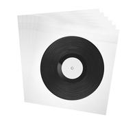QUARKZMAN Lot de 50 Pochettes extérieures 14,2" x 12,6" 36,1 x 32,8 cm | en vinyle transparentes, pour disques vinyles, pour le rangement de vos vinyles 30,5 cm