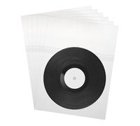 QUARKZMAN Lot de 50 Pochettes extérieures en Vinyle Transparentes pour disques vinyles 20 x 14,5 cm, pour Ranger Vos Mini-LP 12,7 cm.