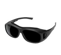 QUARKZMAN Lunettes de Sécurité pour Soudure Ir Shade 12 Lunettes de Protection Ppe Anti-Rayures à L'Épreuve de La Lumière Lentille Enveloppante Légère Lunettes de Soudure Certifiées Ce