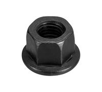 QUARKZMAN M10 Bride Hexagone Verrouillage Écrou, Grade 10.9 carbone Acier Noir Oxydé Fini Hex Bride Écrou pour Machines