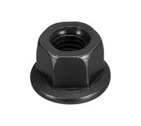 QUARKZMAN M10 Bride Hexagone Verrouillage Écrou, Grade 12.9 carbone Acier Noir Oxydé Fini Hex Bride Écrou pour Machines