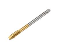 QUARKZMAN M12 x 1.75 H2 Taraud À Point Spirale Métrique, 130mm (5.1") Taraud Extra-Long Pour Filetage, Outil De Taraudage En Acier Rapide 6542 Revêtu De Titane