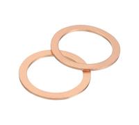QUARKZMAN M27 Rondelle Plate, 8 Pcs Rondelles Plates à Anneau en Cuivre 35mm OD Joint d'Étanchéité en Métal pour Vis, Boulons, Écrous