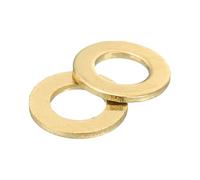QUARKZMAN M3 Rondelle Plate, 300 Pcs Rondelles Plates à Anneau en Laiton 6mm OD 0.5mm Épais Joint d'Étanchéité en Métal pour Vis, Boulons, Écrous