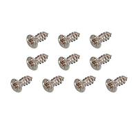 QUARKZMAN M3x8mm Self Tapping Vis x 200pcs Phillips Fixation pour Installation Porte et Fixation Appareils, [Argent Ton, Plat Tête]