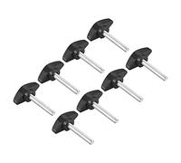 QUARKZMAN M6 x 35 mm Filetage Serrage Poignée Grip x 8 Pièces En forme de T Vis Bouton Main Poignées Remplacement