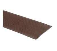 QUARKZMAN Marchepied En Caoutchouc, 3.28 Pieds Bande Antidérapante Autoadhésive Pour Bord D'Escalier, Revêtement D'Escalier Imperméable Pour Sols Intérieurs Et Extérieurs, Marron