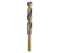 QUARKZMAN Mèche À creuser 14.5mm Dia Acier Rapide 4341 Mèches Métriques 5.9" Longueur Totale Avec Revêtement Oxyde Noir Et Doré Pour creuser Métaux Durs, Acier Inoxydable, Acier Allié