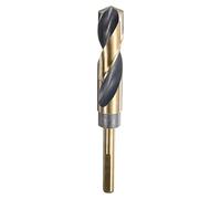 QUARKZMAN Mèche À creuser 3/4" Dia Acier Rapide 4341 Mèches Métriques 5.9" Longueur Totale Avec Revêtement Oxyde Noir Et Doré Pour creuser Métaux Durs, Acier Inoxydable, Acier Allié