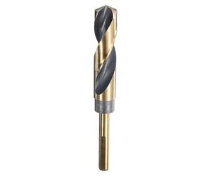 QUARKZMAN Mèche À creuser 3/4" Dia Acier Rapide 4341 Mèches Métriques 5.9" Longueur Totale Avec Revêtement Oxyde Noir Et Doré Pour creuser Métaux Durs, Acier Inoxydable, Acier Allié