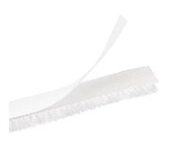 QUARKZMAN Météo Décapage Brosse, 40ft L x 0.28" W x 0.24" H Auto-Adhésif Joint Bande Étanchéité Balayage Brosse Blanc pour Porte Fenêtre