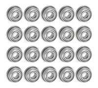 QUARKZMAN MF104ZZ Bride Billes Roulement 4x10x4mm Double Blindé Chrome Acier Bride Roulements, 20pcs